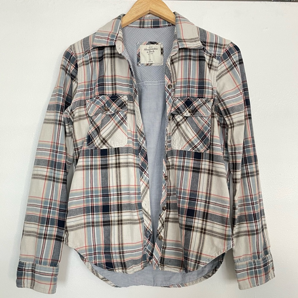 Abercrombie & Fitch thick flannel button up shirt